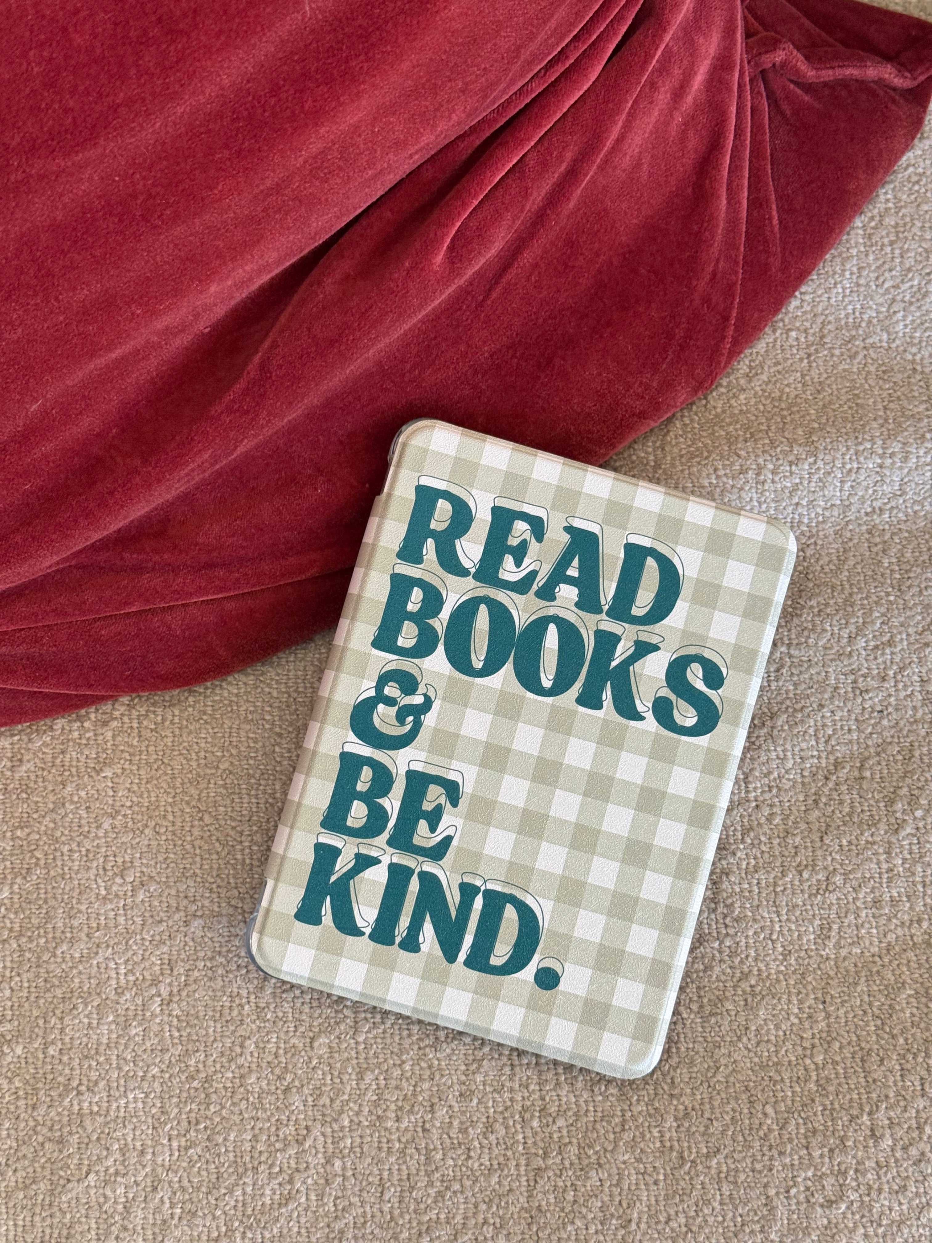 Read Books & Be Kind Kindle Case